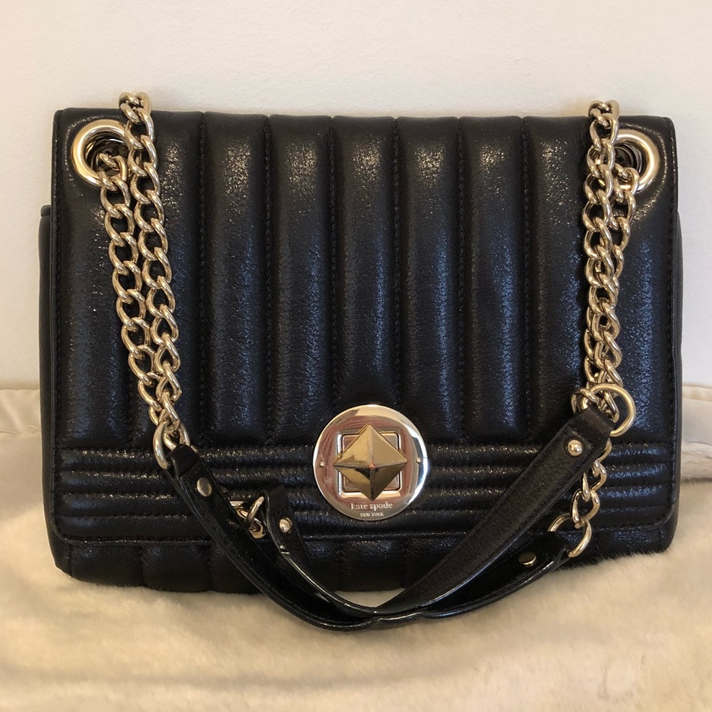Kate Spade Quilted Black Bag